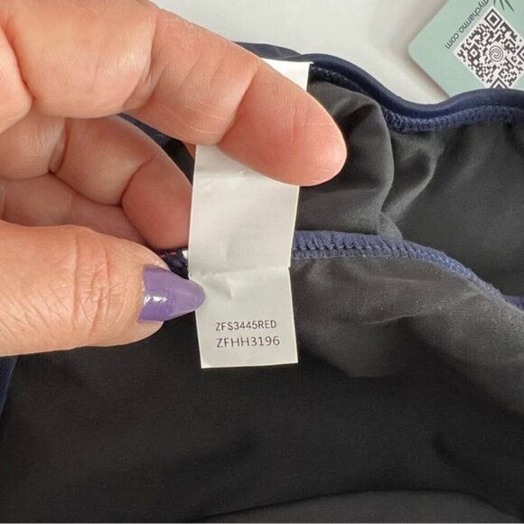 Athletic Racerback color block One Piece Bathing Suit. Size: XL. NWT (1767) - Picture 9 of 14